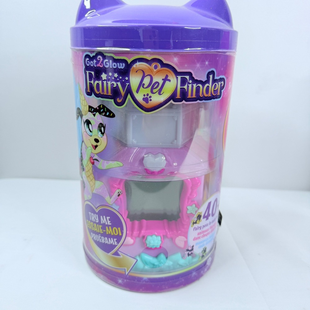 Got2Glow Fairy Pet Finder Lot of 2 Pink and Purple Virtual Pet Jars 4991 4992 - Picture 6 of 8